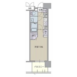 パルティール中村公園の物件間取画像